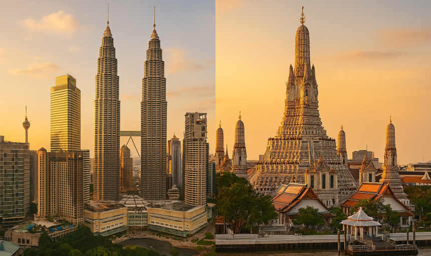 A Journey Across Borders: From Malaysia’s Towers to Thailand’s Temples
